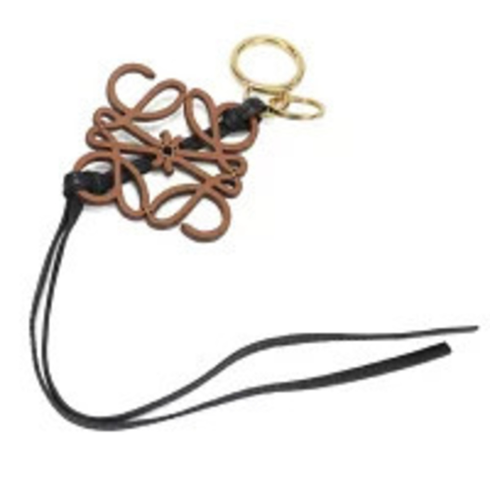 Loewe Bag Charm Anagram Brown